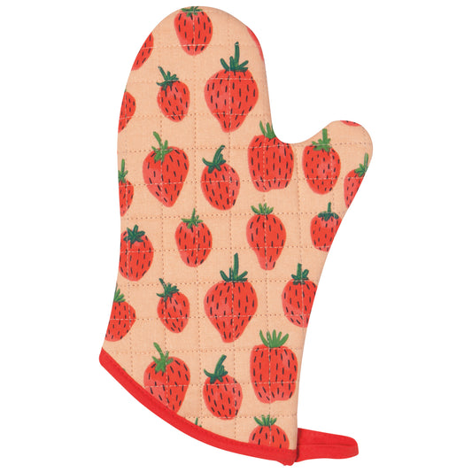 Berry Sweet Quilted Oven Mitt