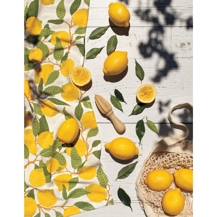 Lemons Coordinated Dishtowels Set of 2