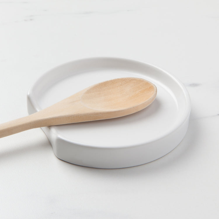 Matte White Spoon Rest