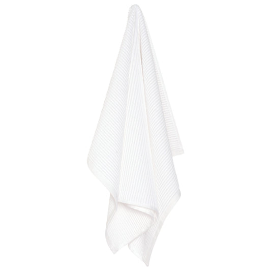 Ripple White Dishtowel