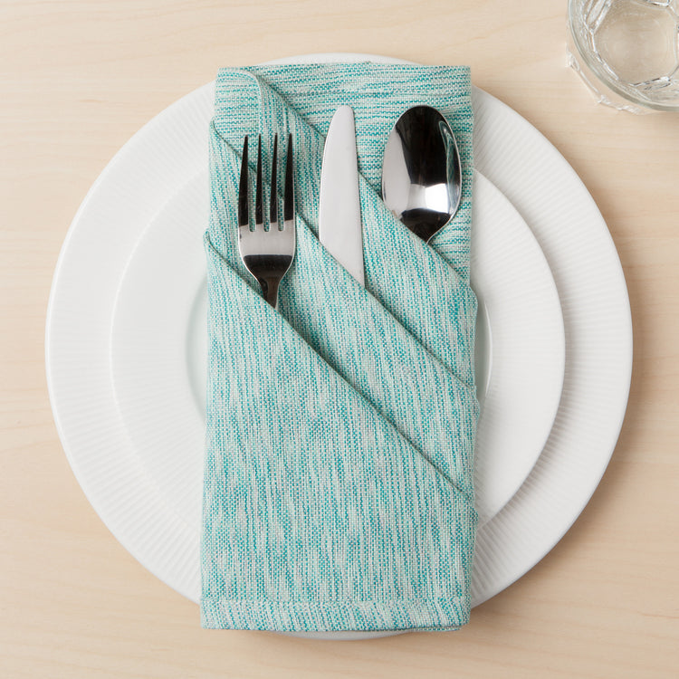 Second Spin Twisted Teal Napkins Set of 4