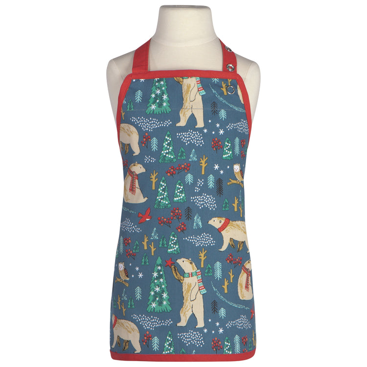 Winter Wilderland  Kids Apron