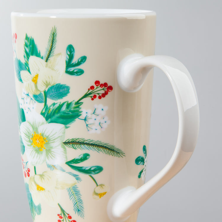 Winterblossom Porcelain Mug