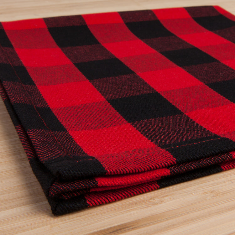 Second Spin Red Buffalo Check Napkins Set of 4