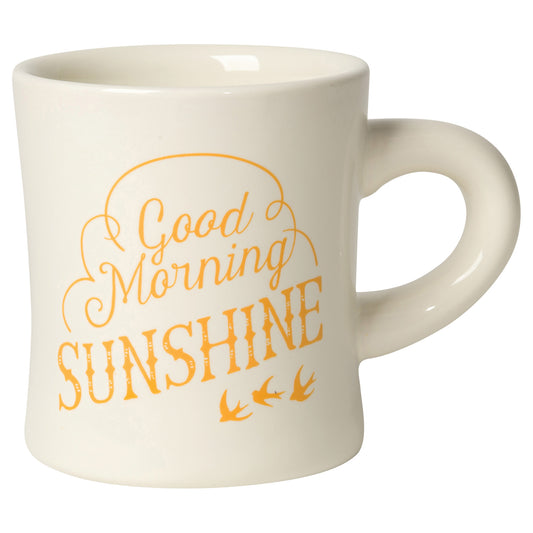 Good Morning Sunshine Diner Mug 12 oz