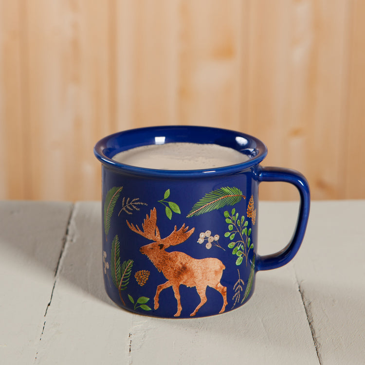 Winter Moose Heritage Mug