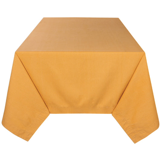 Ochre Stonewash Tablecloth 90 x 60 inches