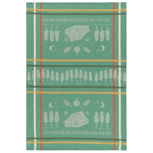 Out and About Woven Jacquard Dishtowel