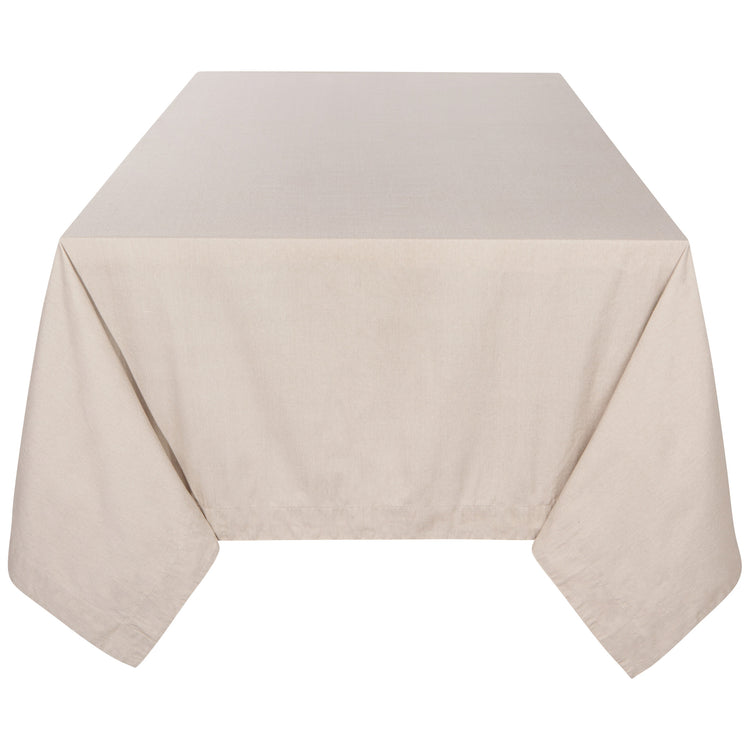 Dove Gray Stonewash Tablecloth 90 x 60 inches