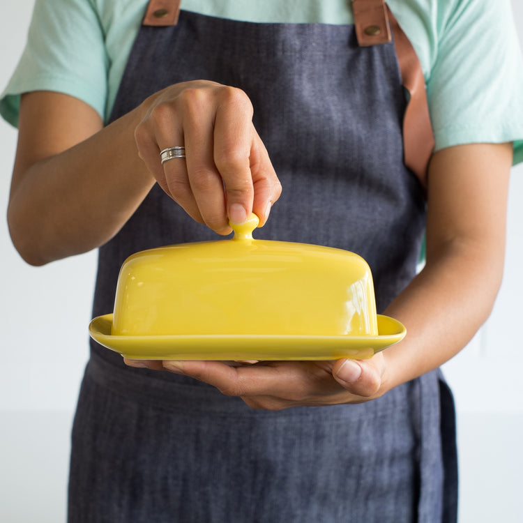 Rectangle Lemon Butter Dish