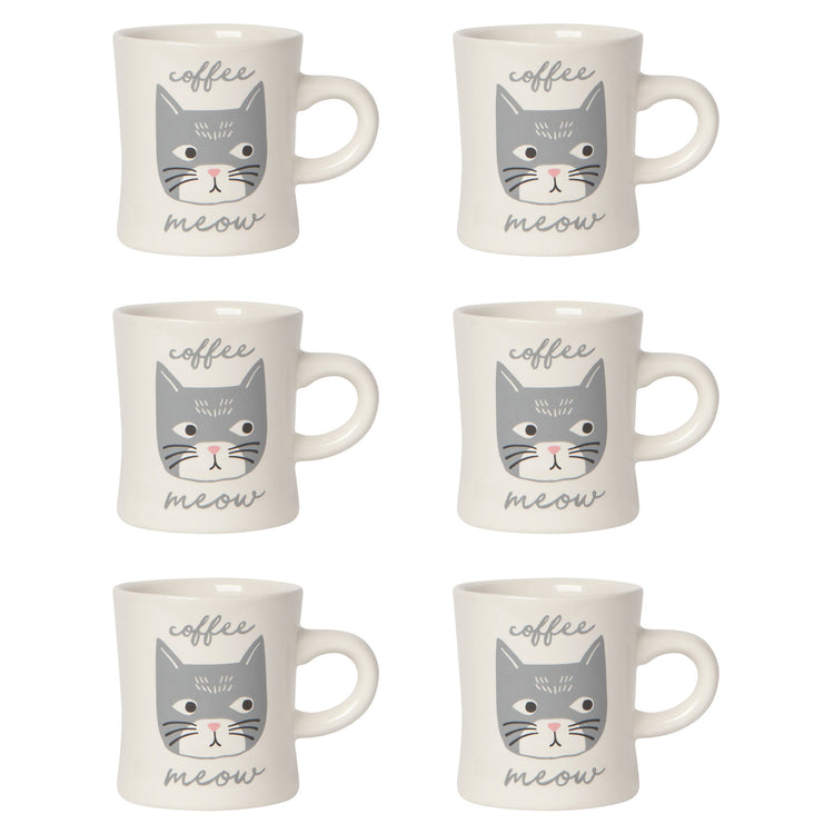 Cats Meow Diner Mug 12 oz