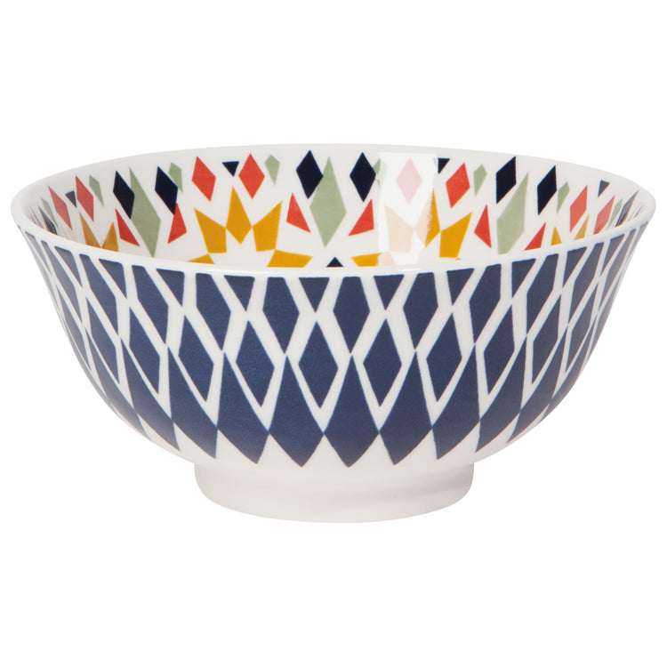 Kaleidoscope Stamped Bowl 6 Inch