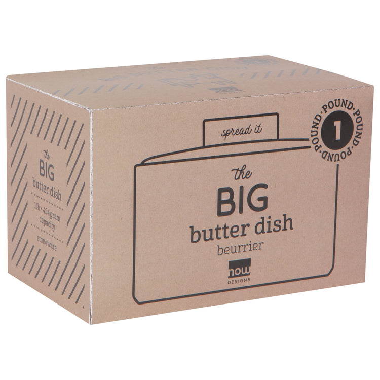 Butter Dish White 1 Lb