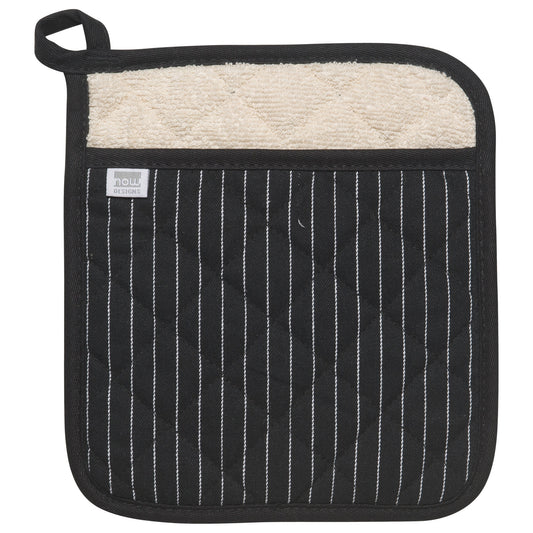 Superior Black Pinstripe Potholder