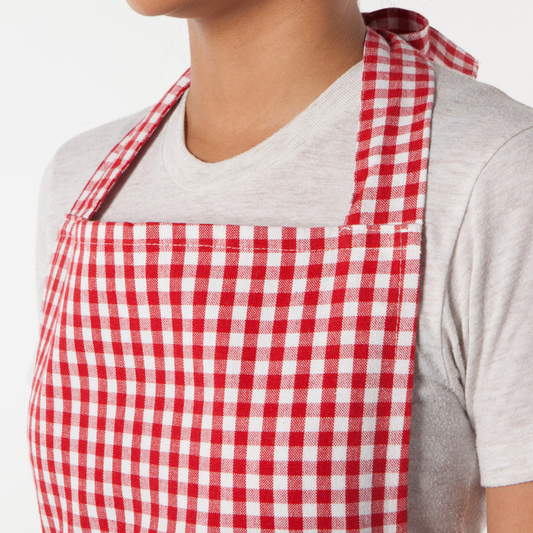 Red Gingham Classic Apron