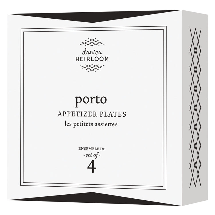 Porto Stamped Plates Set of 4