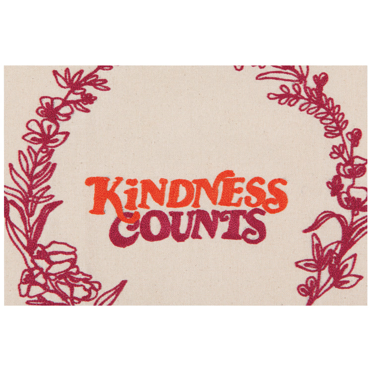 Kindness Counts Decorative Dishtowel