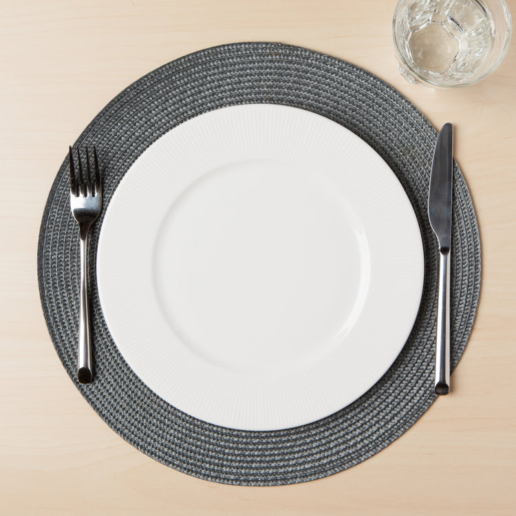 Disko Charcoal Round Placemat