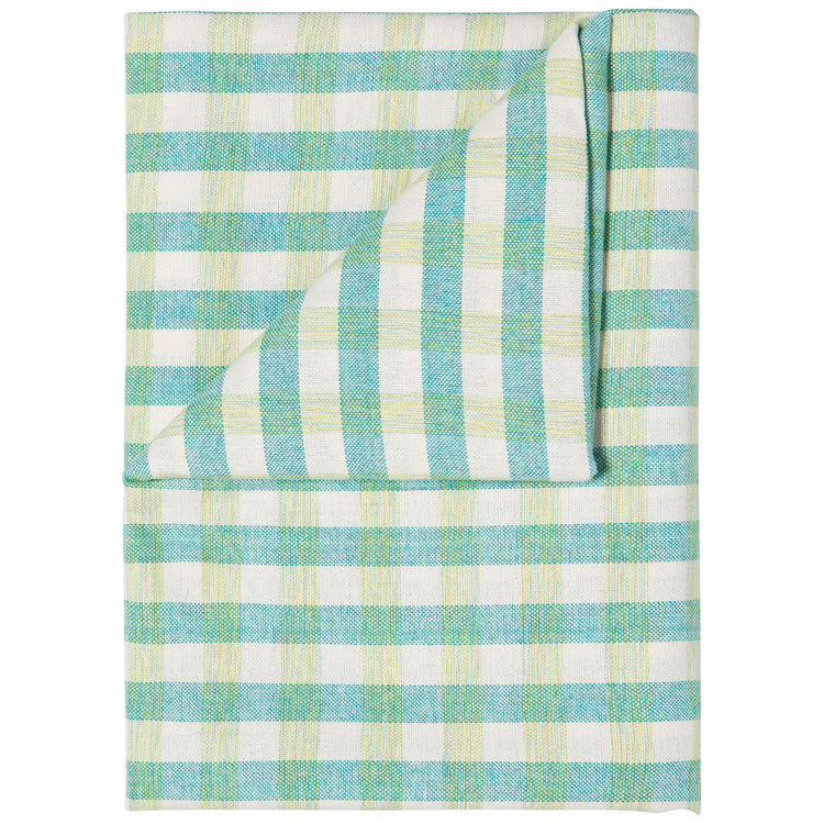 Second Spin Twisted Teal Tablecloth 120 x 60 inches