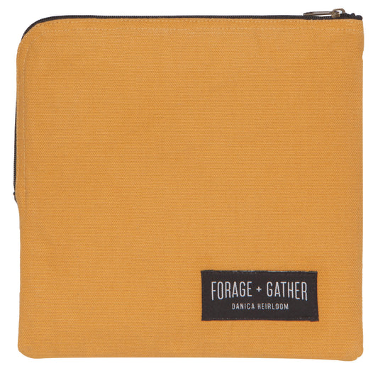 Forage and Gather Ochre Snack Bag