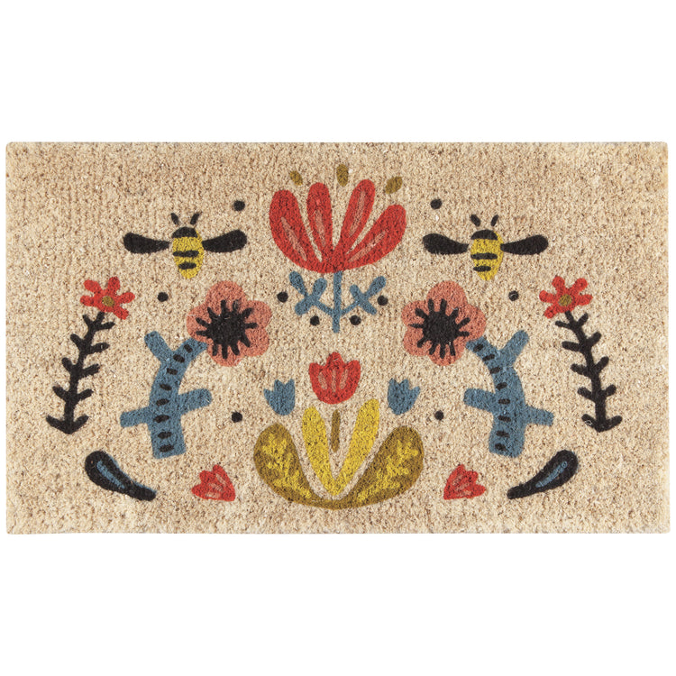 Frida Coir Printed Doormat