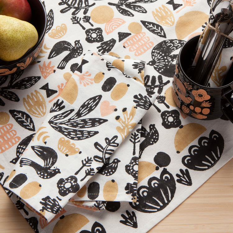 Myth Block Print Napkins Set of 4