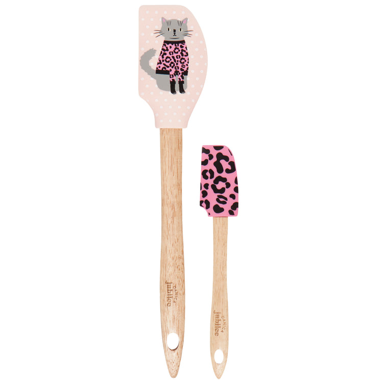 Feline Fine Spatulas Set of 2