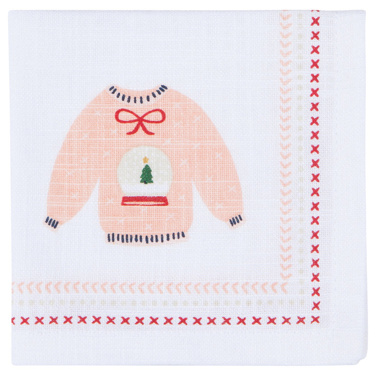 Ugly Christmas Sweaters Cocktail Napkins Set of 4