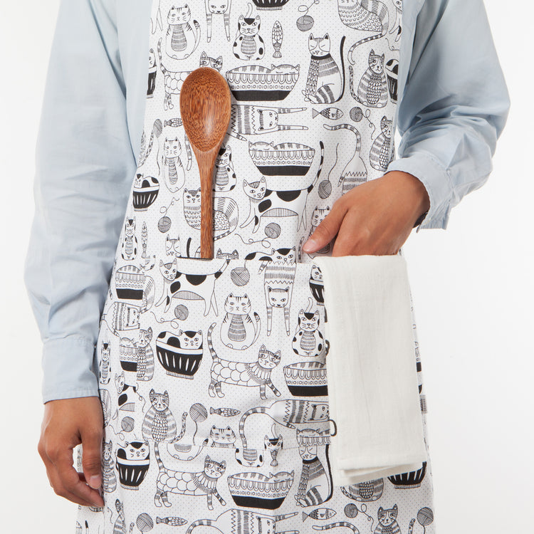 Purr Party Chef's Cotton Apron