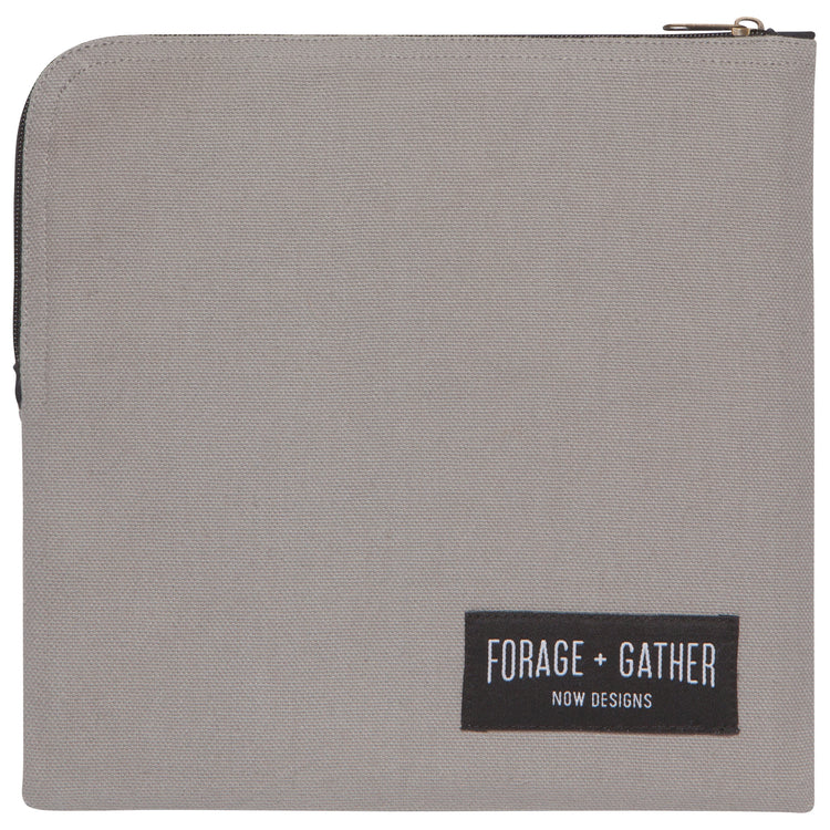 Forage and Gather Gray Snack Bag
