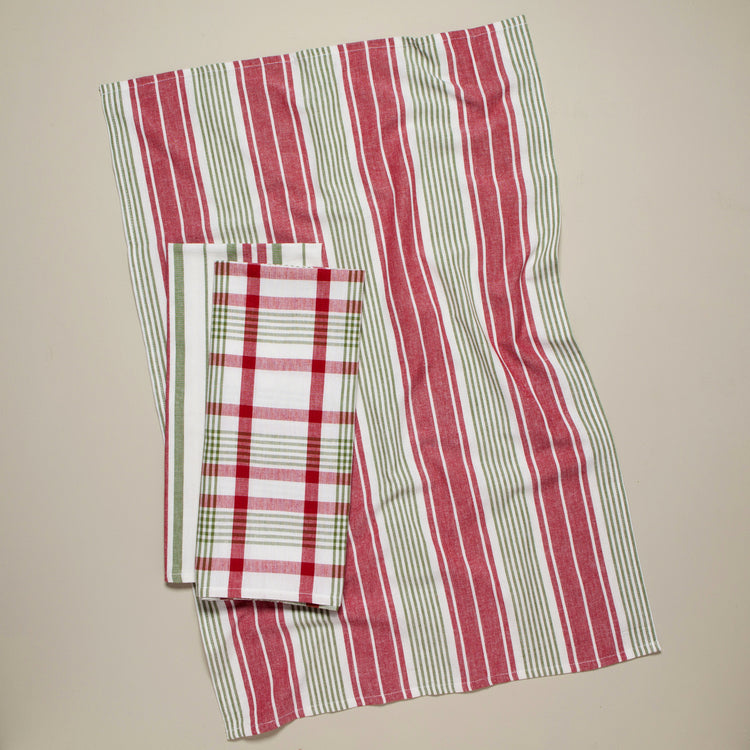 Jumbo Holiday Dishtowels Set of 3