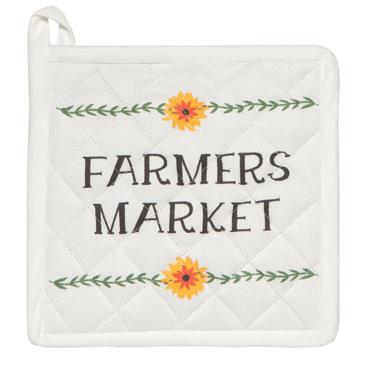 Farmers Market Spruce Potholder
