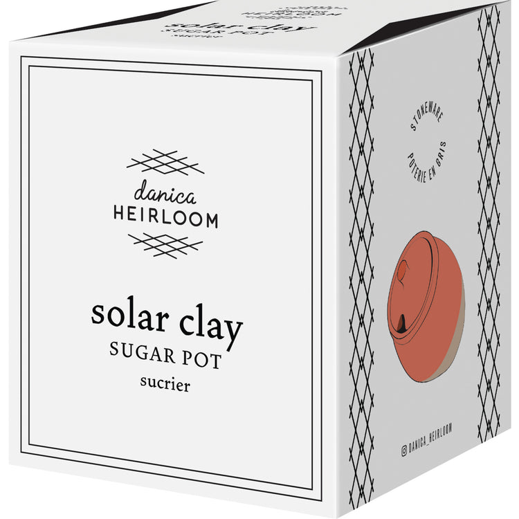 Clay Solar Sugar Pot