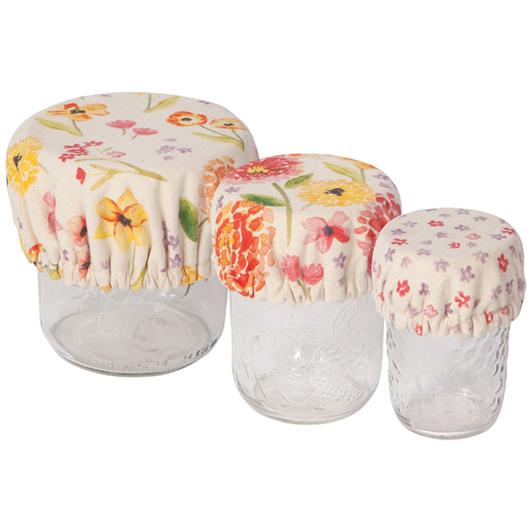 Cottage Floral Mini Bowls Cover Set of 3