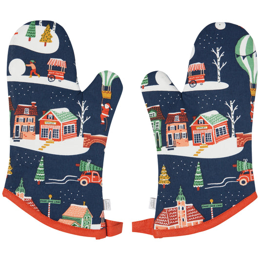 Candy Cane Lane Packaged Mitts Set of 2