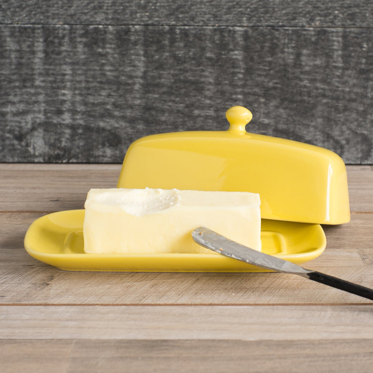 Rectangle Lemon Butter Dish