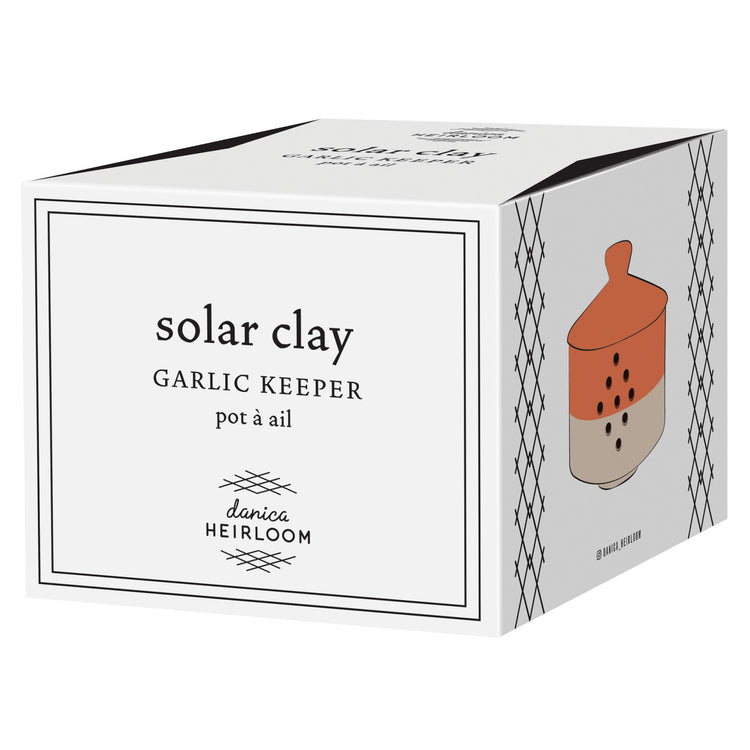 Clay Solar Garlic Keeper