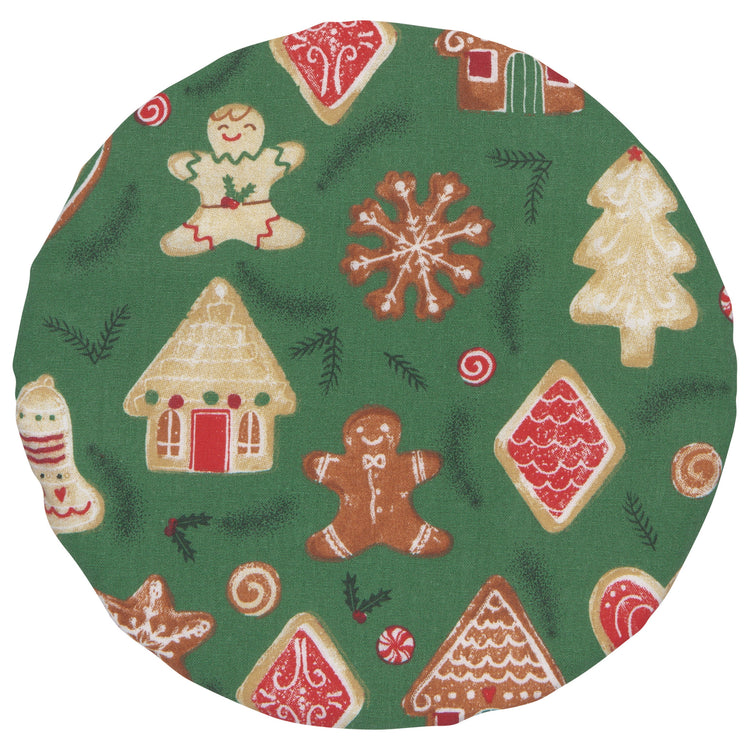 Christmas Cookies Bowl Covers Set of 2