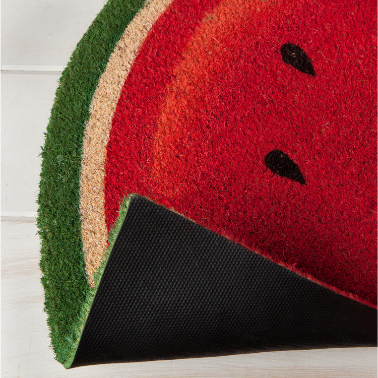 Watermelon Shaped Coir Fibre Doormat