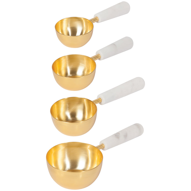 Wholesale Gold Stainless Steel Measuring Cups Set for your store