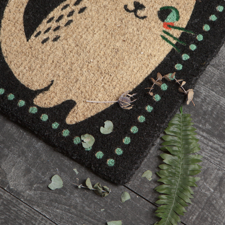 Meow Meow Coir Doormat