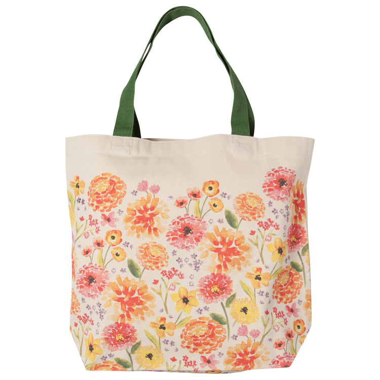 Cottage Floral Tote Bag