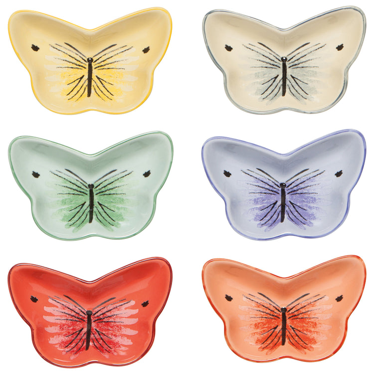 Morning Meadow Shaped Pinch Bowl Set of 6