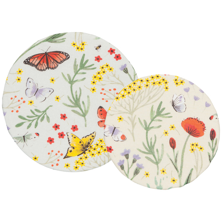 Morning Meadow Bowl Covers Set of 2