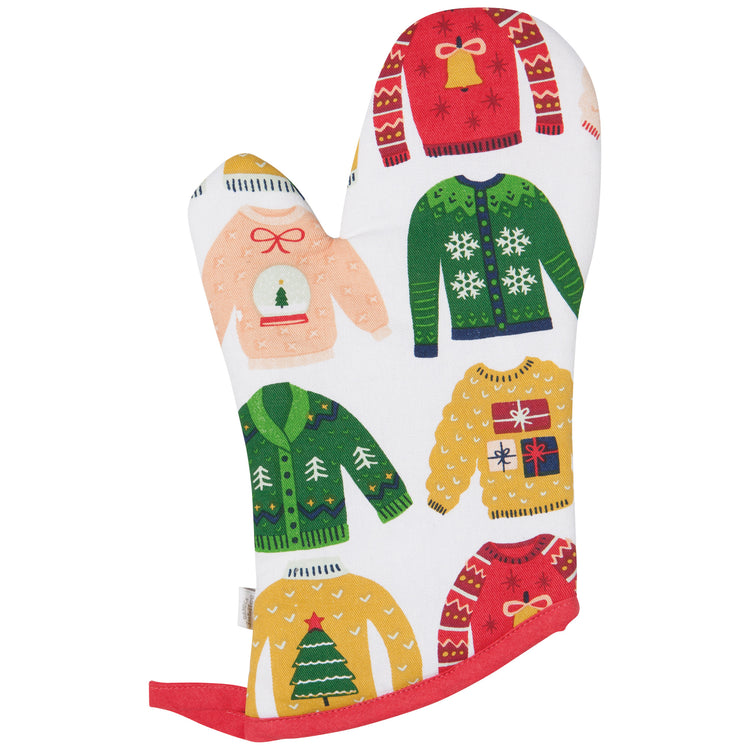 Ugly Christmas Sweater Oven Mitts Set of 2