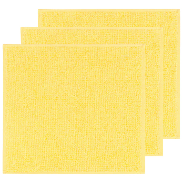 Barmop Lemon Yellow Dishtowels Set of 3
