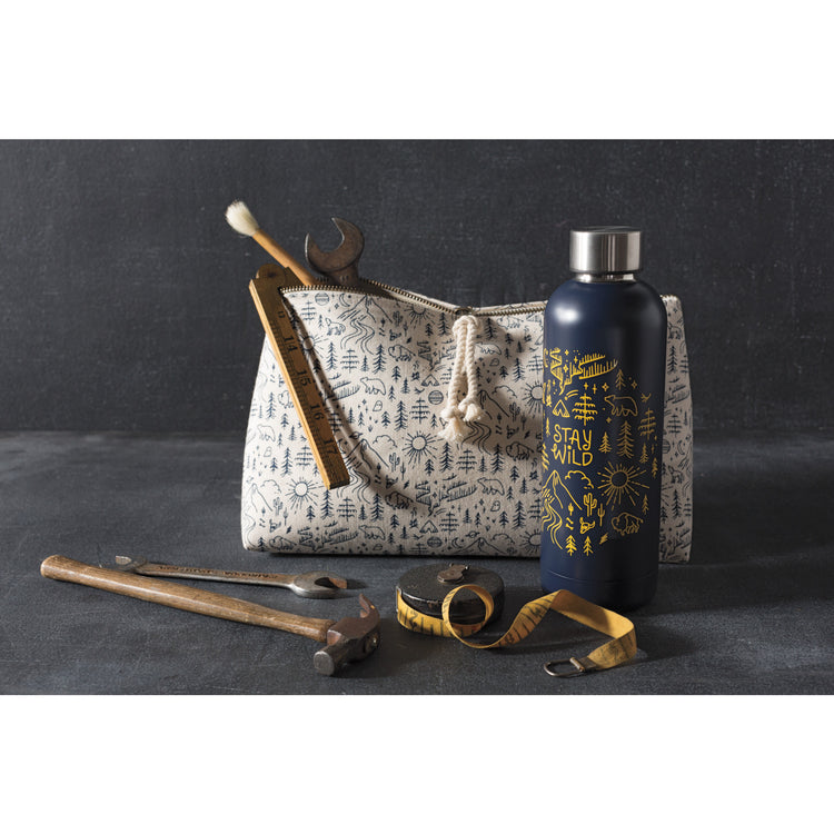 Stay Wild Large Cosmetic Bag