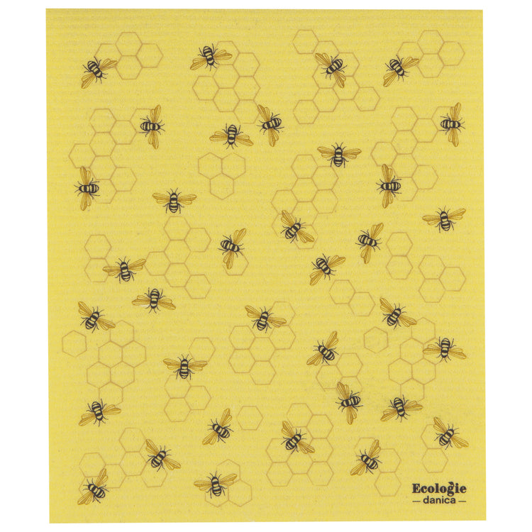 Bees Swedish Sponge Towel