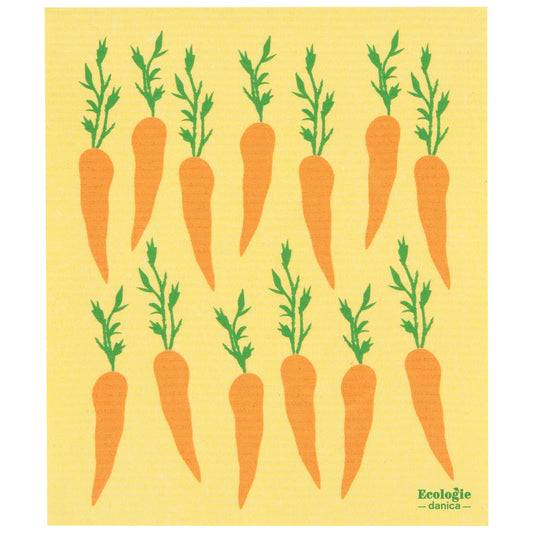 Carrots Swedish Sponge Towel