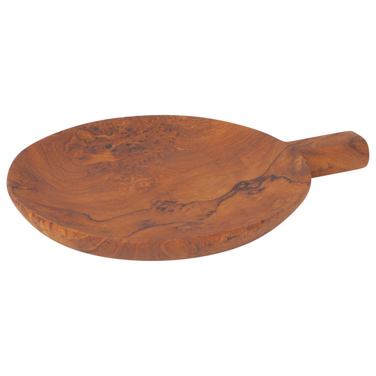 Teak Wood Paddle Tray Medium